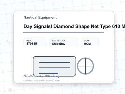 Day Signalsl Diamond Shape Net Type 610 Mm - Nautical Equipment - IMPA 370585