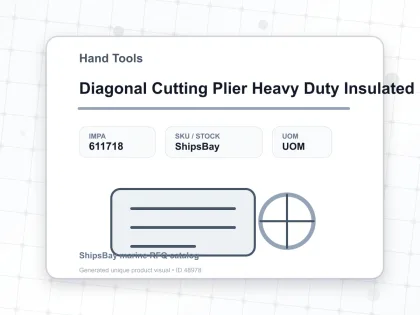 Diagonal Cutting Plier Heavy Duty Insulated 180 Mm - Hand Tools - IMPA 611718