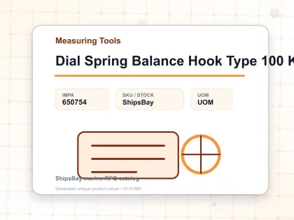 Dial Spring Balance Hook Type 100 Kg - Measuring Tools - IMPA 650754