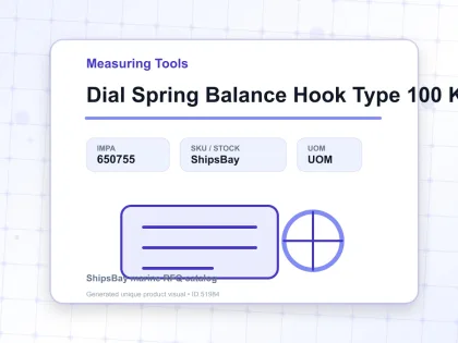 Dial Spring Balance Hook Type 100 Kg - Measuring Tools - IMPA 650755