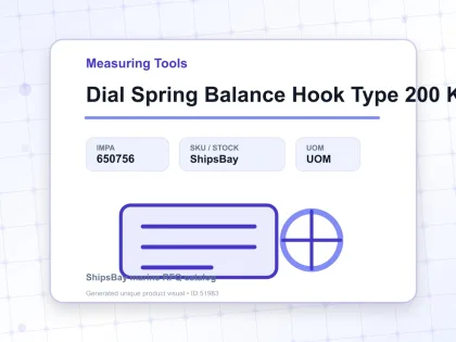 Dial Spring Balance Hook Type 200 Kg - Measuring Tools - IMPA 650756