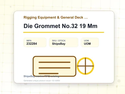 Die Grommet No.32 19 Mm - Rigging Equipment & General Deck Items - IMPA 232284