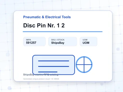 Disc Pin Nr. 1 2 - Pneumatic & Electrical Tools - IMPA 591257