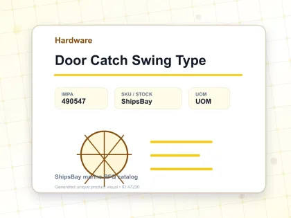 Door Catch Swing Type - Hardware - IMPA 490547