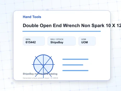 Double Open End Wrench Non Spark 10 X 12 Mm - Hand Tools - IMPA 615442
