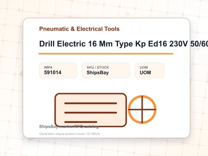 Drill Electric 16 Mm Type Kp Ed16 230V 50/60Hz 1050W 1000 3000Rpm Kenpo - Pneumatic & Electrical Tools - IMPA 591014