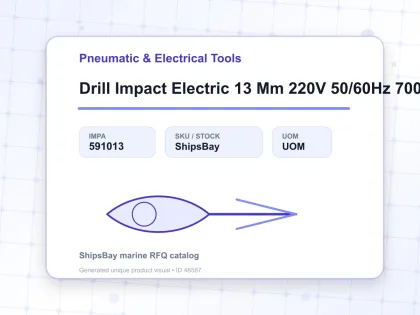 Drill Impact Electric 13 Mm 220V 50/60Hz 700W 2800 Rpm - Pneumatic & Electrical Tools - IMPA 591013