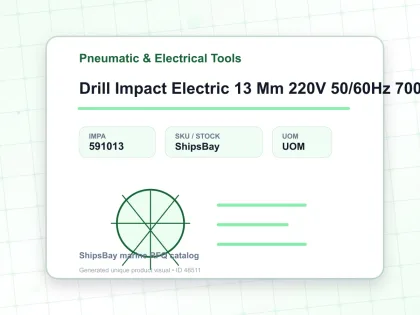 Drill Impact Electric 13 Mm 220V 50/60Hz 700W 2800 Rpm - Pneumatic & Electrical Tools - IMPA 591013