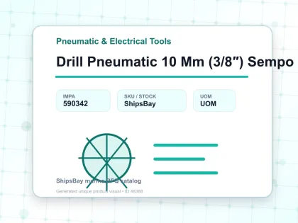 Drill Pneumatic 10 Mm (3/8″) Sempo - Pneumatic & Electrical Tools - IMPA 590342