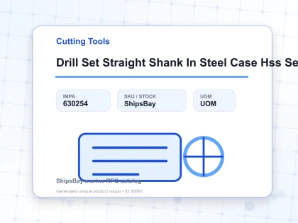 Drill Set Straight Shank In Steel Case Hss Set 1 – 10 Mm 19’S - Cutting Tools - IMPA 630254