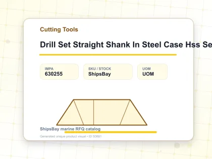 Drill Set Straight Shank In Steel Case Hss Set 1 – 13 Mm 25 Pcs - Cutting Tools - IMPA 630255