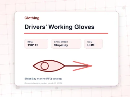 Drivers’ Working Gloves - Clothing - IMPA 190112