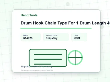 Drum Hook Chain Type For 1 Drum Length 460 Mm - Hand Tools - IMPA 614025