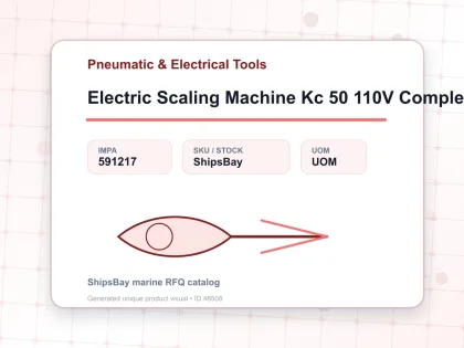 Electric Scaling Machine Kc 50 110V Complete Kenpo - Pneumatic & Electrical Tools - IMPA 591217
