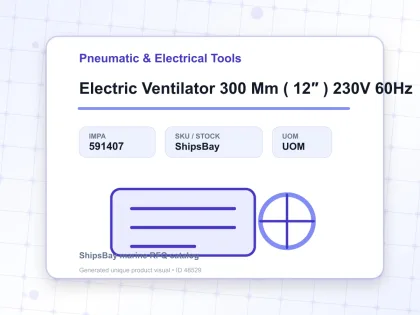Electric Ventilator 300 Mm ( 12″ ) 230V 60Hz - Pneumatic & Electrical Tools - IMPA 591407