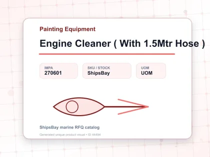 Engine Cleaner ( With 1.5Mtr Hose ) - Painting Equipment - IMPA 270601