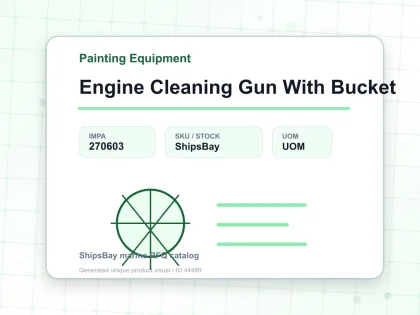 Engine Cleaning Gun With Bucket - Painting Equipment - IMPA 270603
