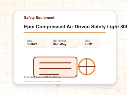 Epm Compressed Air Driven Safety Light 80W - Safety Equipment - IMPA 330621
