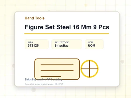 Figure Set Steel 16 Mm 9 Pcs - Hand Tools - IMPA 613126