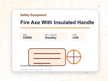 Fire Axe With Insulated Handle - Safety Equipment - IMPA 330962