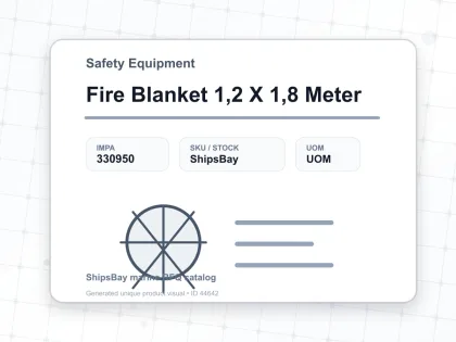 Fire Blanket 1,2 X 1,8 Meter - Safety Equipment - IMPA 330950