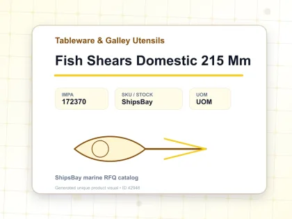 Fish Shears Domestic 215 Mm - Tableware & Galley Utensils - IMPA 172370