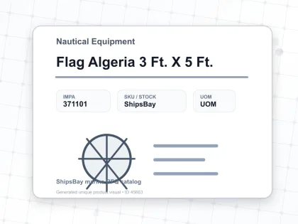 Flag Algeria 3 Ft. X 5 Ft. - Nautical Equipment - IMPA 371101