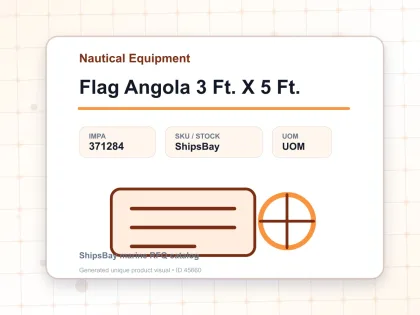 Flag Angola 3 Ft. X 5 Ft. - Nautical Equipment - IMPA 371284