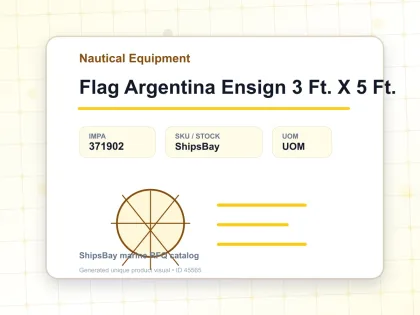 Flag Argentina Ensign 3 Ft. X 5 Ft. - Nautical Equipment - IMPA 371902