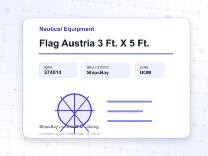 Flag Austria 3 Ft. X 5 Ft. - Nautical Equipment - IMPA 374014