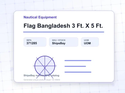 Flag Bangladesh 3 Ft. X 5 Ft. - Nautical Equipment - IMPA 371285