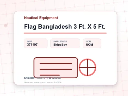 Flag Bangladesh 3 Ft. X 5 Ft. - Nautical Equipment - IMPA 371107