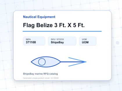 Flag Belize 3 Ft. X 5 Ft. - Nautical Equipment - IMPA 371108