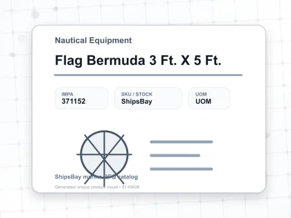 Flag Bermuda 3 Ft. X 5 Ft. - Nautical Equipment - IMPA 371152