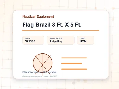 Flag Brazil 3 Ft. X 5 Ft. - Nautical Equipment - IMPA 371305