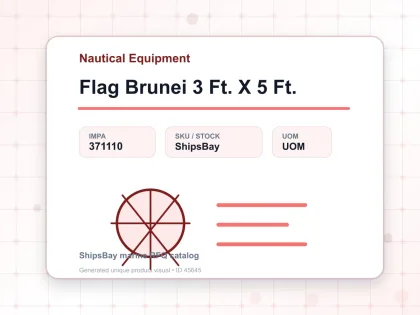 Flag Brunei 3 Ft. X 5 Ft. - Nautical Equipment - IMPA 371110