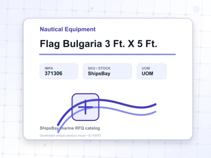 Flag Bulgaria 3 Ft. X 5 Ft. - Nautical Equipment - IMPA 371306