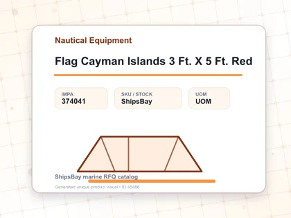 Flag Cayman Islands 3 Ft. X 5 Ft. Red - Nautical Equipment - IMPA 374041