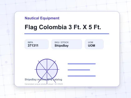 Flag Colombia 3 Ft. X 5 Ft. - Nautical Equipment - IMPA 371311