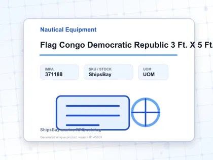 Flag Congo Democratic Republic 3 Ft. X 5 Ft. - Nautical Equipment - IMPA 371188