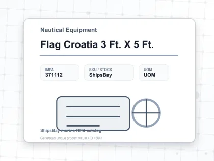Flag Croatia 3 Ft. X 5 Ft. - Nautical Equipment - IMPA 371112