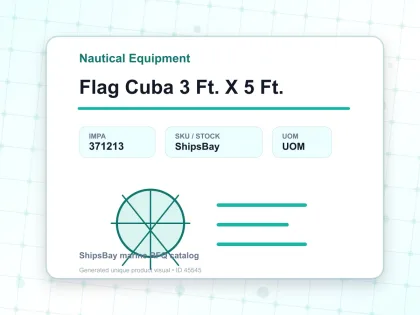 Flag Cuba 3 Ft. X 5 Ft. - Nautical Equipment - IMPA 371213