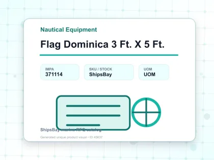 Flag Dominica 3 Ft. X 5 Ft. - Nautical Equipment - IMPA 371114