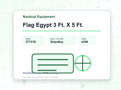 Flag Egypt 3 Ft. X 5 Ft. - Nautical Equipment - IMPA 371318