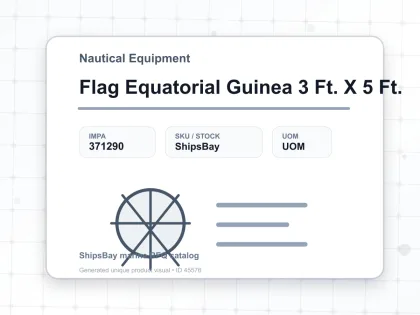 Flag Equatorial Guinea 3 Ft. X 5 Ft. - Nautical Equipment - IMPA 371290