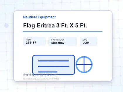 Flag Eritrea 3 Ft. X 5 Ft. - Nautical Equipment - IMPA 371157