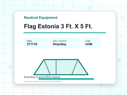 Flag Estonia 3 Ft. X 5 Ft. - Nautical Equipment - IMPA 371116