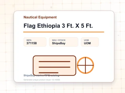 Flag Ethiopia 3 Ft. X 5 Ft. - Nautical Equipment - IMPA 371158