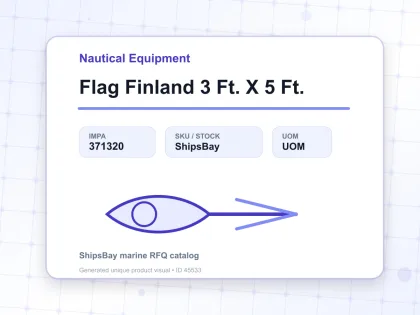 Flag Finland 3 Ft. X 5 Ft. - Nautical Equipment - IMPA 371320