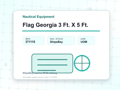 Flag Georgia 3 Ft. X 5 Ft. - Nautical Equipment - IMPA 371118